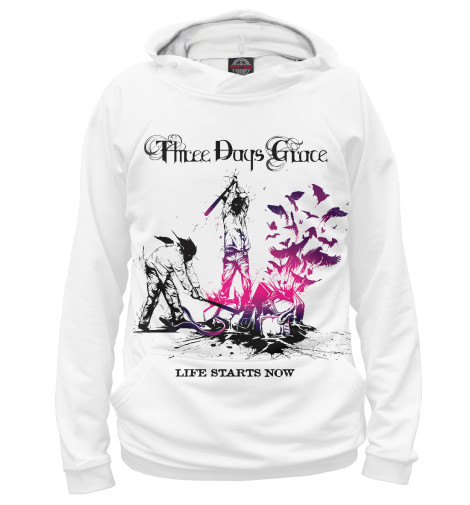 

Худи Print Bar, Белый, Three Days Grace