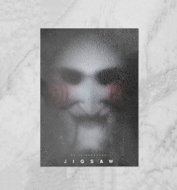 Плакат с изображением Пила 8: Наследие (Jigsaw) цвета Белый