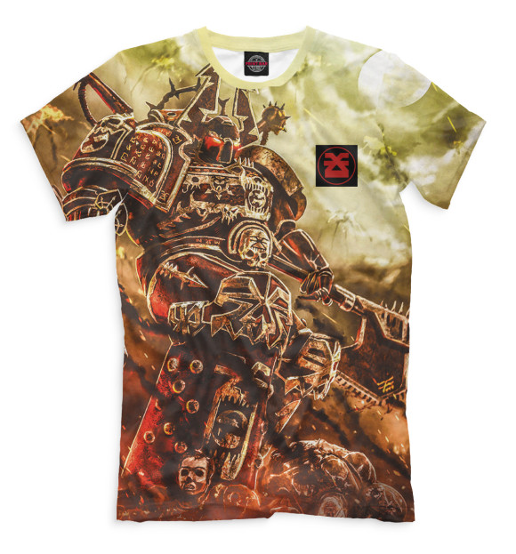 Мужская футболка с изображением Кхорнит цвета Белый