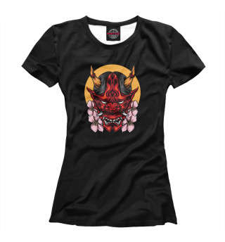 Женская футболка Демон