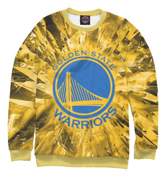 Свитшот для девочек с изображением Golden State Warriors цвета Белый