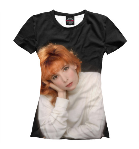 

Футболки Print Bar, Белый, Mylene Farmer
