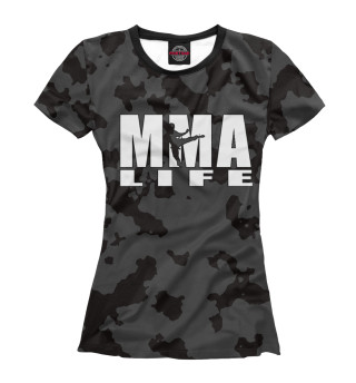 Женская футболка ММА камуфляж