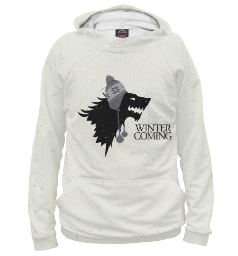 

Худи Print Bar, Белый, Winter`s Coming