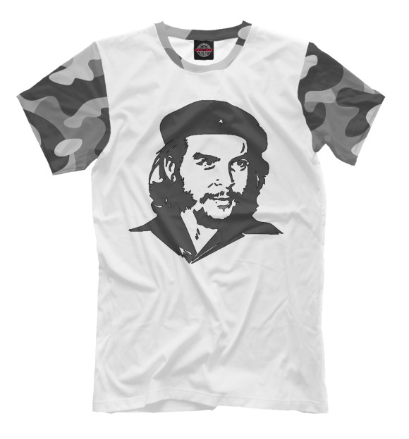 Мужская футболка с изображением Че Гевара цвета Молочно-белый
