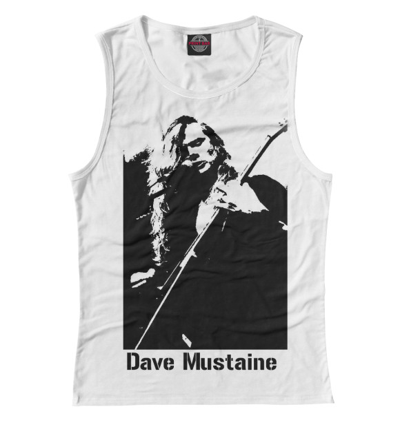 Майка для девочки с изображением Dave Mustaine цвета Белый