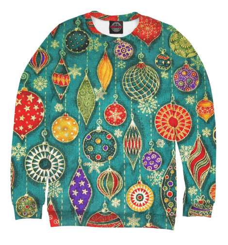 

Свитшоты Print Bar, Белый, Новый год