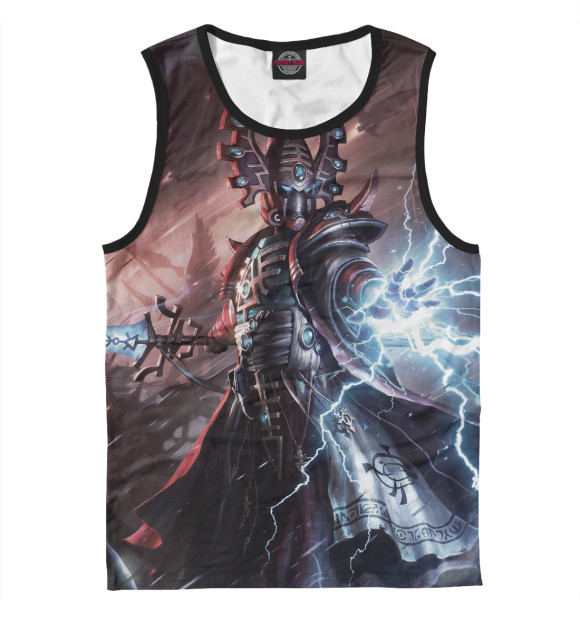 Мужская майка с притом Eldar цвета Белый Мужская майка с изображением Eldar цвета Белый