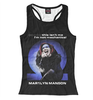 Женская майка-борцовка Marilyn Manson