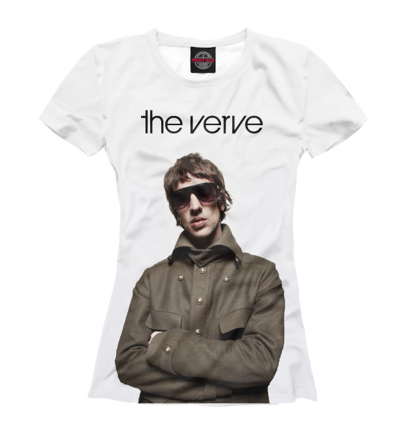 Футболка для девочек с изображением The Verve цвета Белый