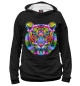 Женское худи Rainbow tiger