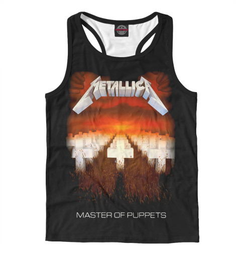 

Майки борцовки Print Bar, Белый, Metallica Master of Puppets