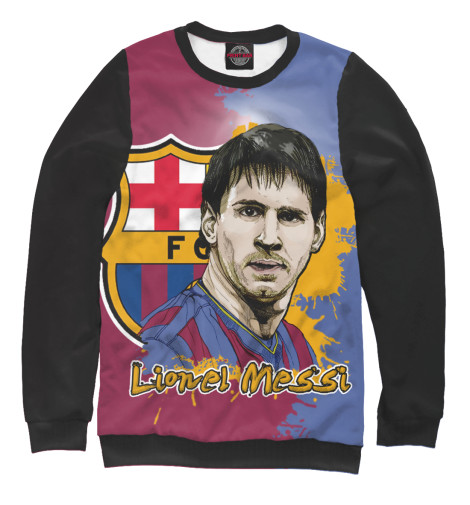 

Свитшоты Print Bar, Белый, Лионель Месси