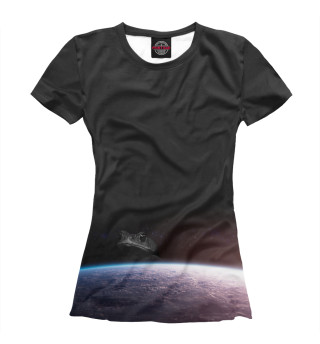 Женская футболка Жаба за горизонтом
