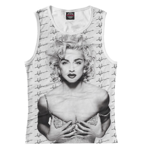 

Майки Print Bar, Белый, Madonna