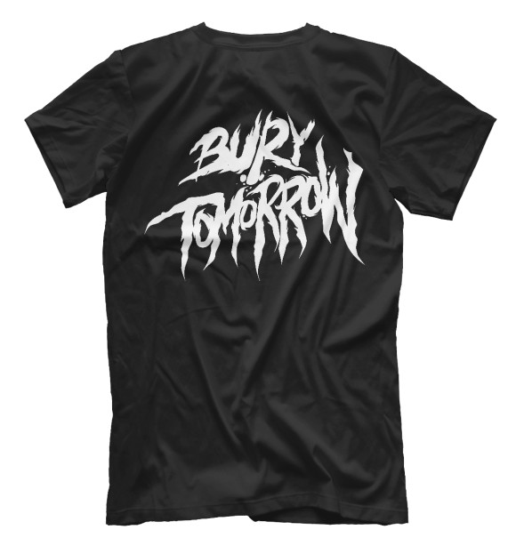 Мужская футболка с изображением Bury Tomorrow цвета Белый