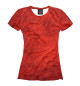 Футболка для девочек Pattern in red