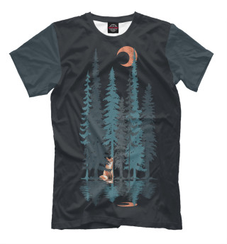 Мужская футболка Fox from the Forest