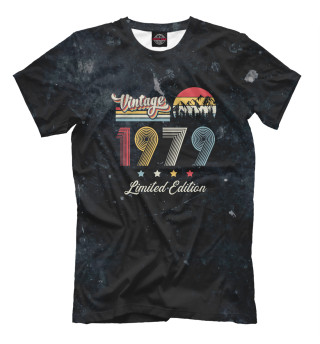 Мужская футболка Vintage 1979 Retro Limited