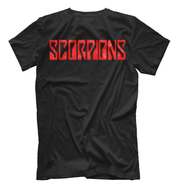 Мужская футболка с изображением Scorpions цвета Белый