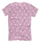 Мужская футболка Коты на Розовом