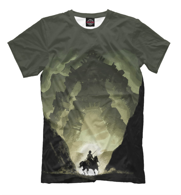 Футболка для мальчиков с изображением Shadow of the Colossus цвета Молочно-белый
