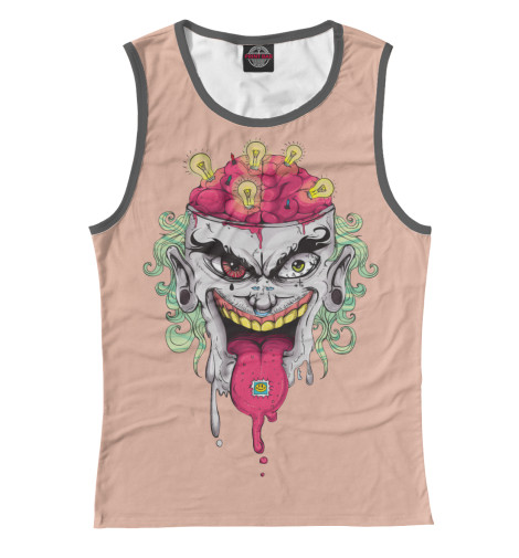 

Майки Print Bar, Белый, Bad trip