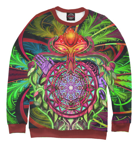 

Свитшоты Print Bar, Белый, Дух Мухомора