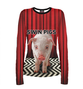 Женский лонгслив Swin Pigs