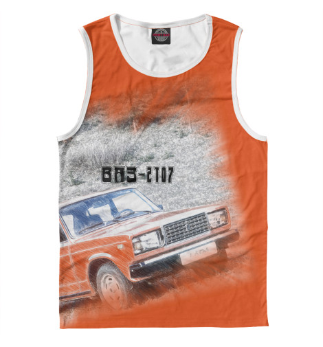 

Майки Print Bar, Белый, ВАЗ-2107