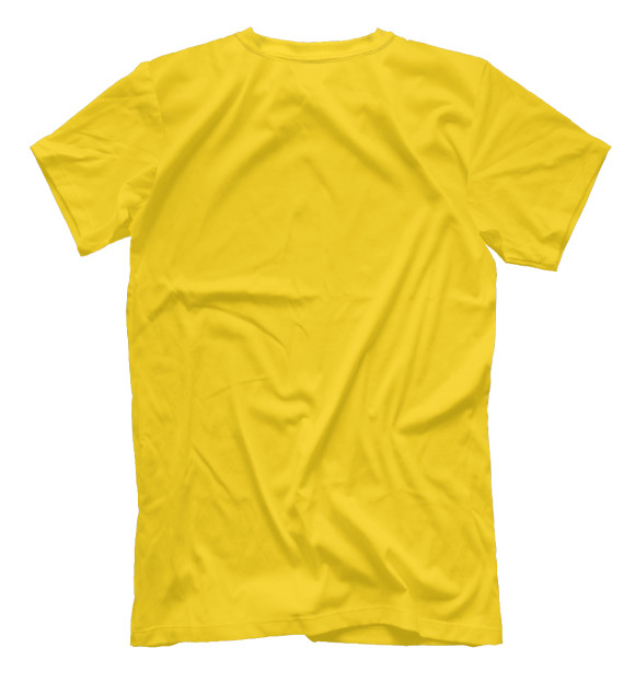 Мужская футболка с изображением Думай как протон, будь всегда позитивным цвета Белый