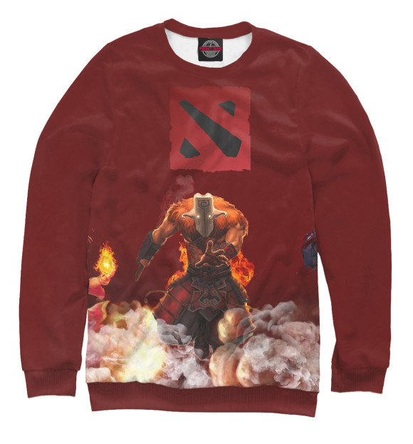Свитшот для мальчиков с изображением Dota 2 Champions цвета Белый