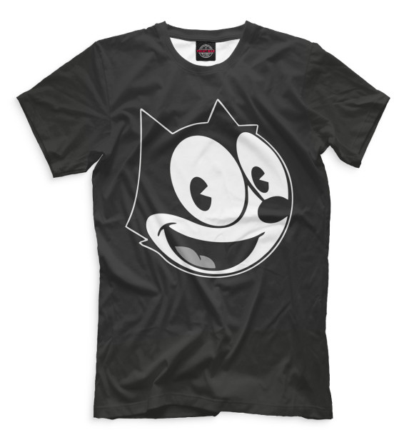 Футболка для мальчиков с изображением Феликс цвета Черный