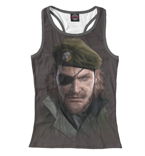 

Майки борцовки Print Bar, Белый, Metal Gear
