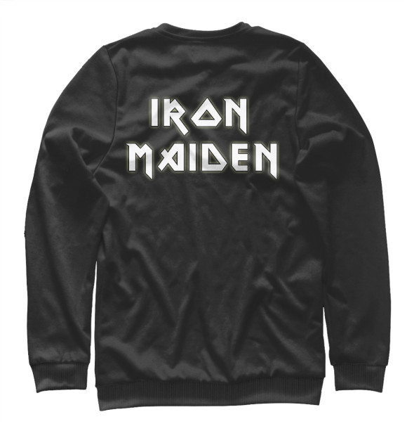 Свитшот для мальчиков с изображением Iron Maiden цвета Белый