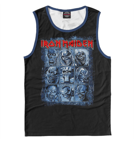 

Майки Print Bar, Белый, Iron Maiden Band