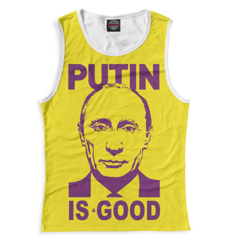 

Майки Print Bar, Белый, Путин