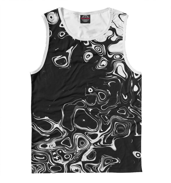 Майка для мальчика с изображением Разводы красок цвета Белый