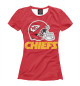 Женская футболка Kansas city chiefs