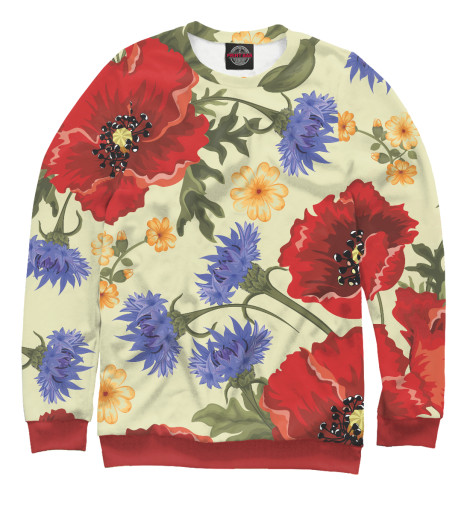 

Свитшоты Print Bar, Белый, Summer Flower