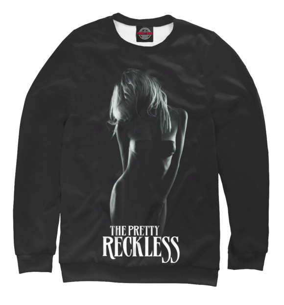 Мужской свитшот с изображением The Pretty Reckless цвета Белый