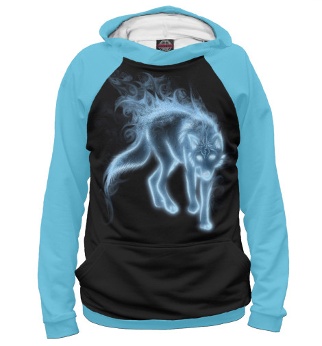 

Худи Print Bar, Белый, Неоновый волк