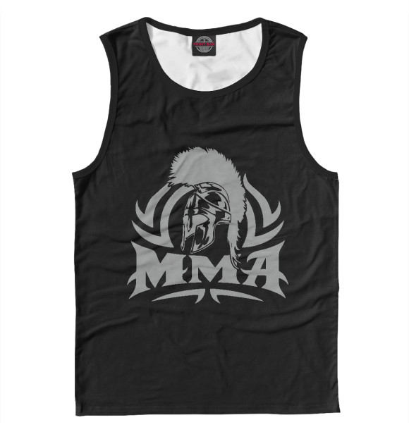 Майка для мальчика с изображением MMA Fighter цвета Белый