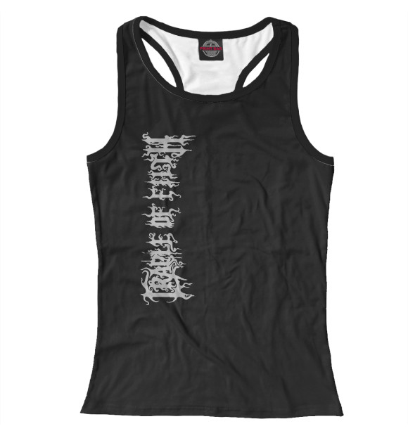 Женская майка-борцовка с изображением Cradle of Filth цвета Белый