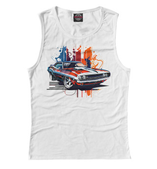 Muscle car в ярких цветах