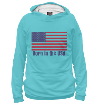 Худи для девочки Born in the USA