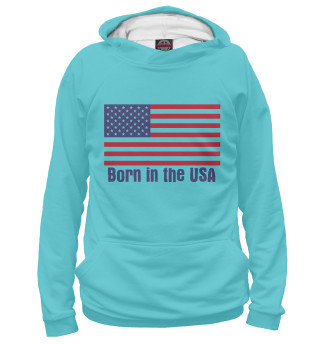 Женское худи Born in the USA