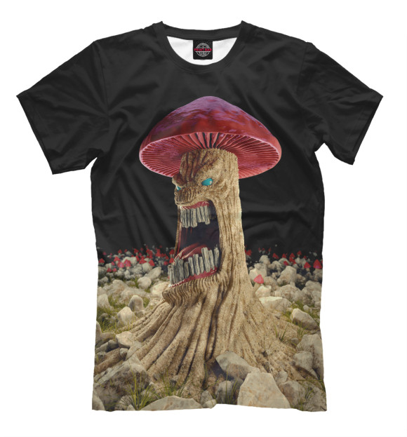 Мужская футболка с изображением Infected Mushroom цвета Черный