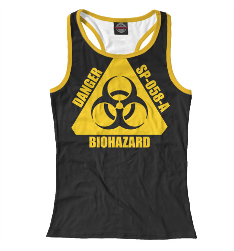 

Майки борцовки Print Bar, Белый, BIOHAZARD