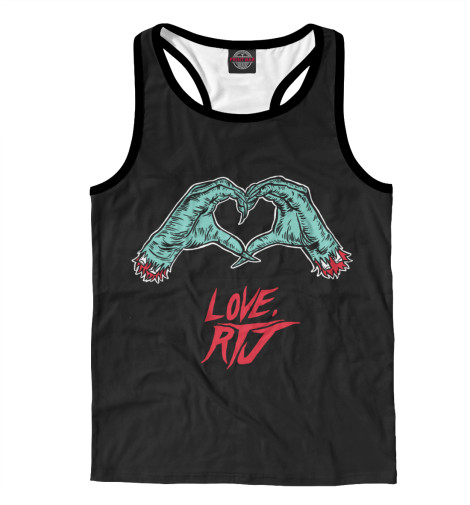 

Майки борцовки Print Bar, Белый, Love RTJ